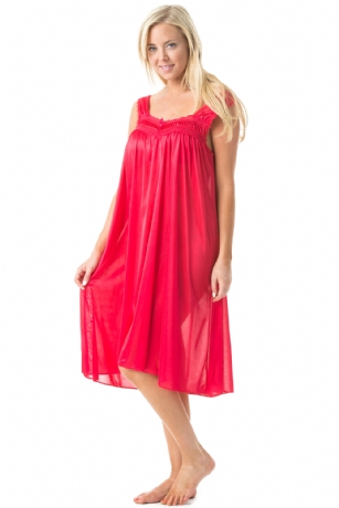 Casual Nights Women's Satin Lace Sleeveless Night Gown - Red - You'll love slipping into this gown designed in silky satin fabric witha Sexy flowing silhouette, Features Ruched Detail,lace andbow accent that lend a feminine flair. A Lightweight fabric that keeps your sleepwear comfortable and stylish.