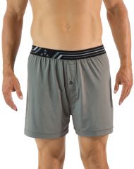 Balanced Tech Men's Active Performance Boxer Shorts - Grey