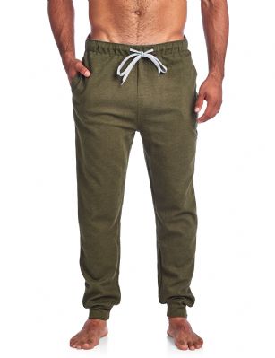 Balanced Tech Men's Jersey Knit Jogger Lounge Pants - Ottoman Ribbed Sage Green - The Balanced Tech Men's Jersey Knit Sweatpants blends style with comfort. Constructed from lightweight 60% Cotton/ 40% Polyester fabric that's super soft and comfortable, it's a must to have in any active lounge wardrobe! Wear it as a layering piece, to workout, around the house or to sleep in. This easy lounge jogger takes comfort to the next level. Featuring elasticized waist with contrast color drawstring, 2 side pockets, cuffed ankles, tag-less construction, non-functional fly and logo detail. Pant measures: Approx. 29" to 30" inch inseam, varies according to size. Stretch construction improves mobility while maintaining its shape. It'll keep you cool and comfortable throughout.About the Brand - Balanced Tech designed in USA, is an activewear brand that infuses technology, Driven by the latest trends with style and comfort for everyday goals and challenges. Whether you are working up a serious sweat or hanging out on a Sunday, you can always look and feel great with Balanced Tech!