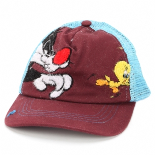 Too Cute Tweety and Silvester Cap - Update your casual wardrobe with this cap from warner broscreated with a  mesh back, front features Tweety and Silvester cartoon.You will surely rock away in this cap!