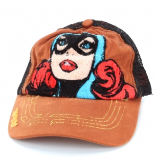 Too Cute Batwoman Cap - Update your casual wardrobe with this cap from warner broscreated with a mesh back, front features Batwoman cartoon.You will surely rock away in this cap!