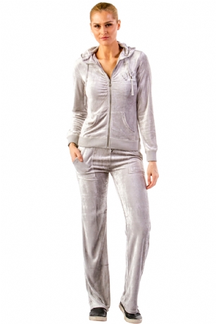 Vertigo Paris Embroidered Logo Velour Lounge Tracksuit Jog Set - Grey - Crafted from Soft and comfortable Velour Fabric ThisJogSet is a must for your off-duty active lifestyle wardrobe. Beautiful Rhinestone and embroideredLogo details, Bandat hem and cuffs, andlong sleeves.This Hoodie set is the one to reach for when going to the gym, running errands or kicking back on the couch!