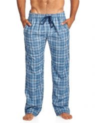 Balanced Tech Men's Woven Sleep Lounge Pajama Pants - Storm Blue