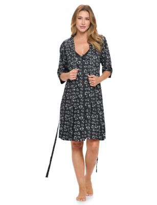 Casual Nights Women's Sleepwear 2 Piece Rayon Nightgown and Robe Set - Black Hearts - Size Recommendations: Medium (6-8) Large (10-12) X-Large (14-16) XX-Large (18-20), Order size up for more a relaxed fit. Settle in for a quiet evening at home with this soft and cozy Sleepwear Night Gown and Robe Set for Women. it's made from a super comfortable cotton blend knit fabric. Sleeveless chemise nightshirt measures approx. 36" in, different neck styles offered. Coordinating Wrap Kimono Robefeatures matching self-tie belt, attached inner tie, side seem pockets, 3/4 sleeves with roomy armholes, approx. 38" in length. perfect for Lounging, Relaxing or just layering on. See the variety of beautiful prints and colors, styled with ruffles, lace, pipping, or bow. Choose the set you love most! 