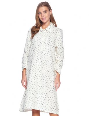 Casual Nights Women's Flannel Floral Long Sleeve Nightgown - Yellow Purple - Please use our size chart to determine which size will fit you best, if your measurements fall between two sizes we recommend ordering a larger size as most people prefer their sleepwear a little looser. Medium: Measures US Size 68, Chests/Bust 35-36" Large: Measures US Size 8-10, Chests/Bust 37-38" X-Large: Measures US Size 12-14, Chests/Bust 39-40" XX-Large: Measures US Size 16, Chests/Bust 41-42" 3X-Large: Measures US Size 18, Chests/Bust 42-44" Hit the sack in total comfort with this Soft and lightweight Cotton Flannel Nightgown, Features Round neck, Approximately 38" from shoulder to hem, long sleeves, 6 button closure, detailed with lace and Stitching for an extra feminine touch. A comfortable fit perfect for sleeping or lounging around. 