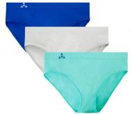 Balanced Tech Women's Seamless Bikini Panties 3 Pack - Aquatic Group
