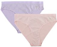Umbro Women's Performance Low-Rise Bikini 2 Pack - Pink/Lavender