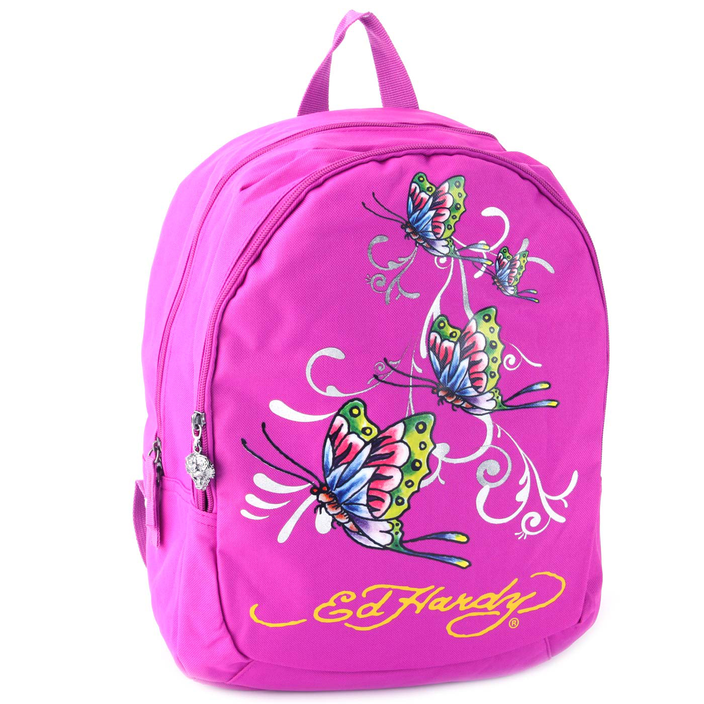 Ed Hardy Misha Butterfly Glitter Backpack- Violet Purple EH1A1A2BTF-VP