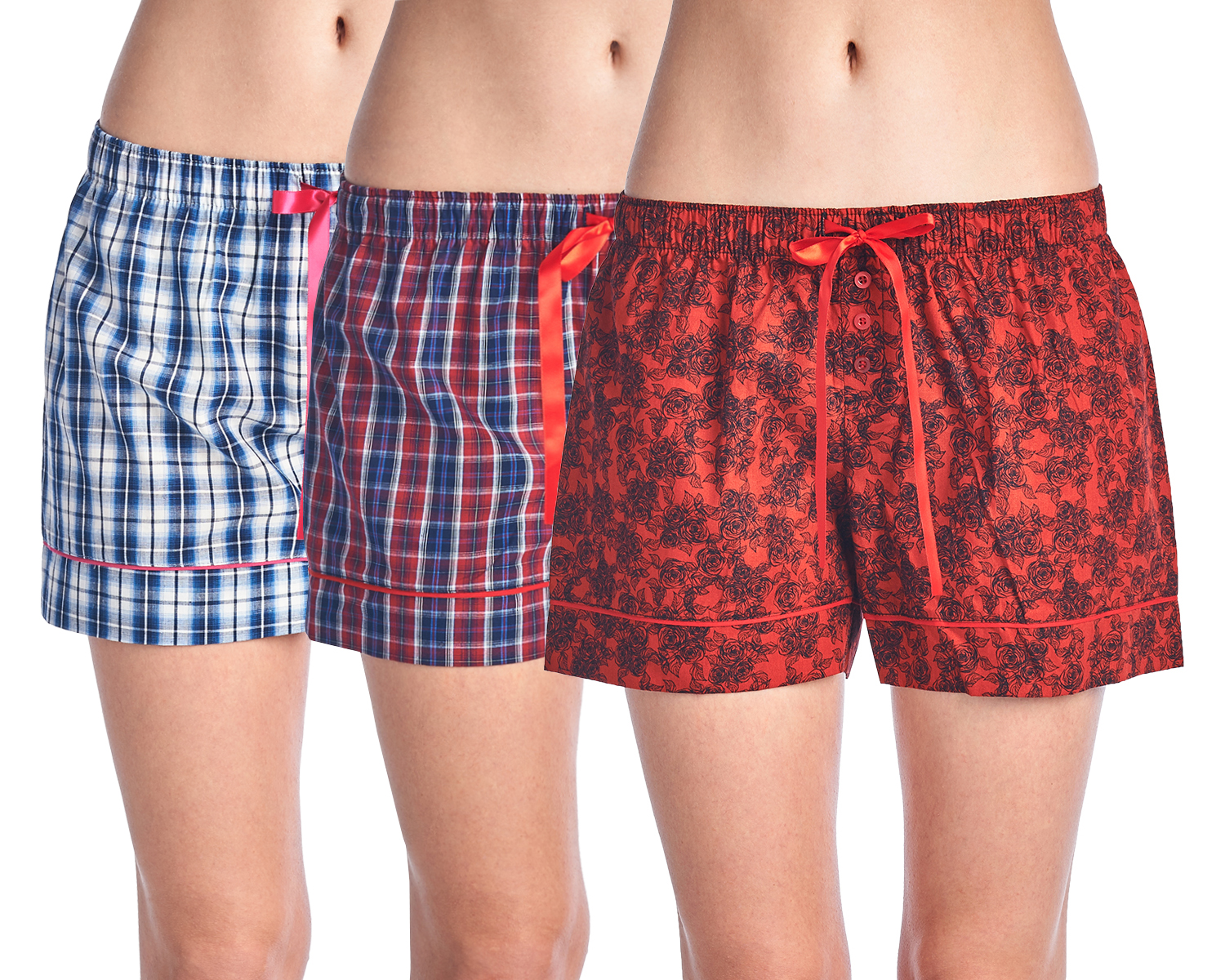 cotton night shorts for ladies