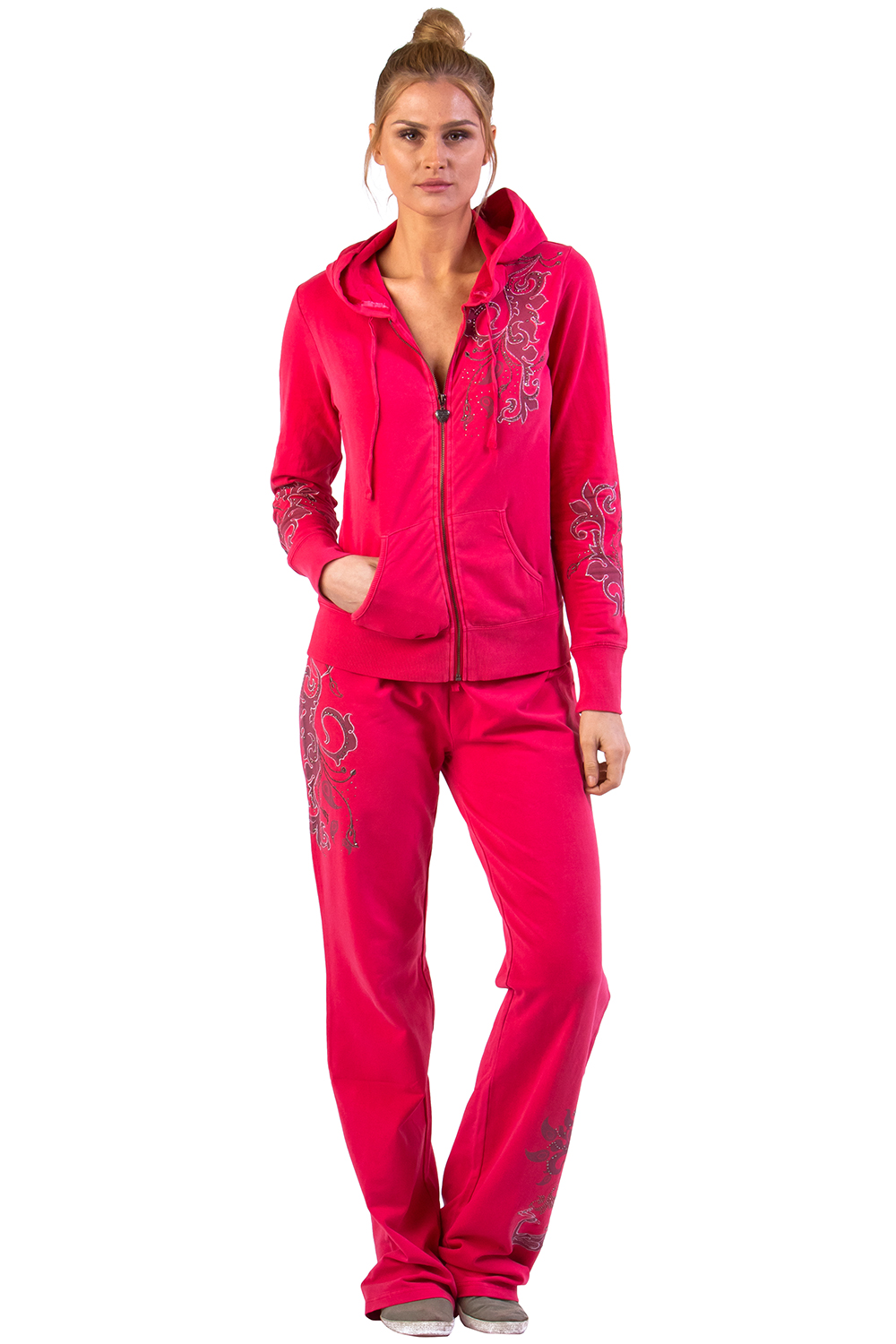 embroidered tracksuit womens