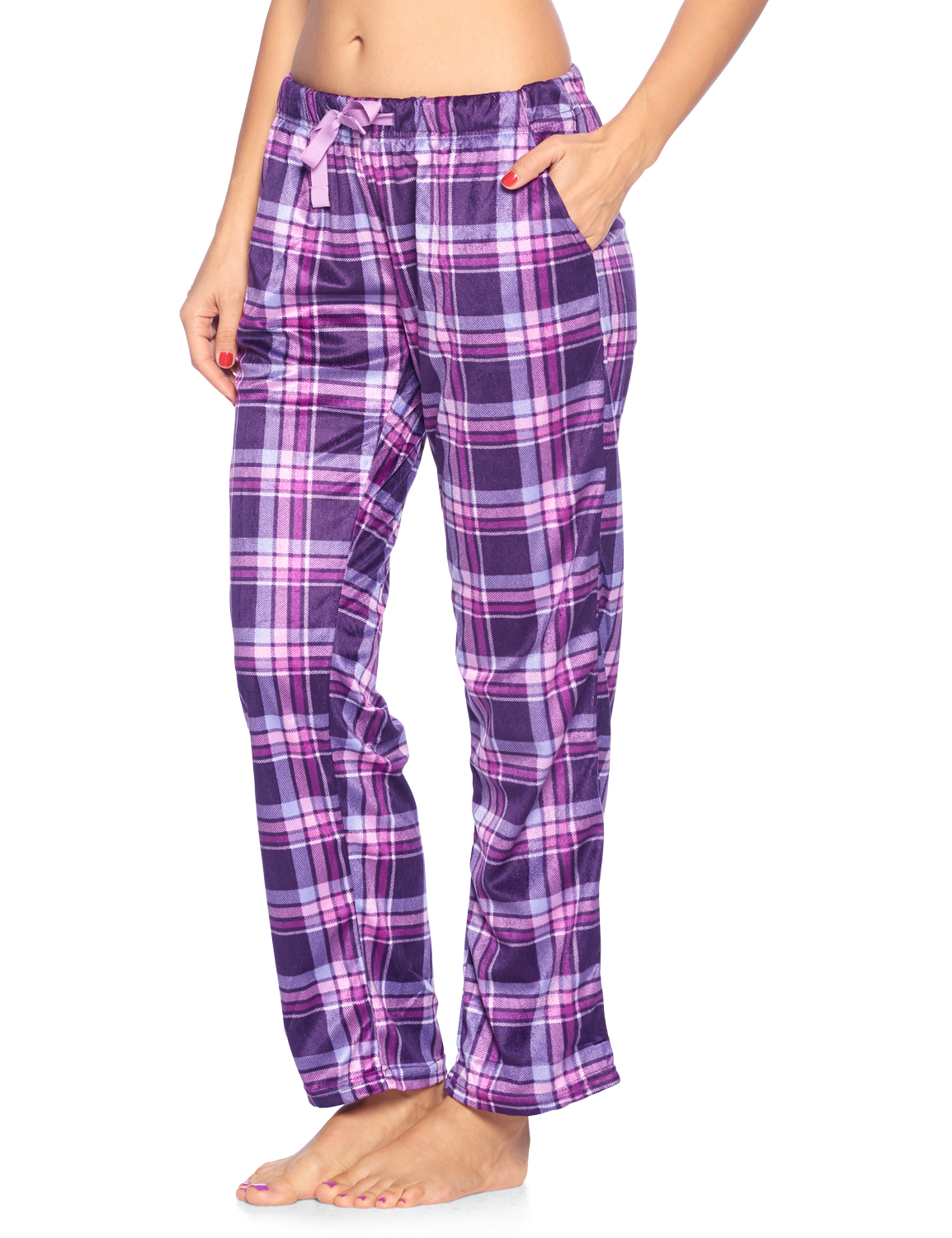 fleece pajama bottoms for women